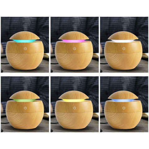 Mini Wooden Air Humidifiers